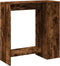 vidaXL - Bartafel - met - rekken - 101x40x103,5 - cm - bewerkt - hout - gerookt - eiken