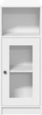 vidaXL - Bartafel - met - rekken - 101x40x103,5 - cm - bewerkt - hout - wit