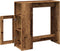 vidaXL - Bartafel - met - rekken - 101x40x103,5 - cm - bewerkt - hout - oud - houtkleur