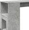 vidaXL - Bartafel - met - rekken - 101x40x103,5 - cm - bewerkt - hout - betongrijs