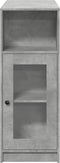 vidaXL - Bartafel - met - rekken - 101x40x103,5 - cm - bewerkt - hout - betongrijs