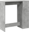 vidaXL - Bartafel - met - rekken - 101x40x103,5 - cm - bewerkt - hout - betongrijs