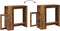 vidaXL - Bartafel - met - rekken - 101x40x103,5 - cm - bewerkt - hout - oud - houtkleur