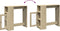vidaXL - Bartafel - met - rekken - 101x40x103,5 - cm - hout - sonoma - eikenkleur