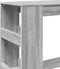 vidaXL - Bartafel - met - rekken - 90x40x103,5 - cm - bewerkt - hout - grijs - sonoma