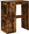 vidaXL - Bartafel - met - rekken - 90x47,5x103,5 - cm - bewerkt - hout - gerookt - eiken