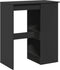 vidaXL - Bartafel - met - rekken - 90x47,5x103,5 - cm - bewerkt - hout - zwart