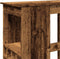 vidaXL - Bartafel - met - rekken - 90x47,5x103,5 - cm - bewerkt - hout - oud - houtkleur