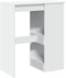 vidaXL - Bartafel - met - rekken - 90x47,5x103,5 - cm - bewerkt - hout - wit