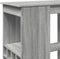 vidaXL - Bartafel - met - rekken - 90x47,5x103,5 - cm - bewerkt - hout - grijs - sonoma