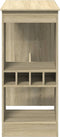 vidaXL - Bartafel - met - rekken - 90x47,5x103,5 - cm - bewerkt - hout - sonoma - eiken