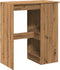 vidaXL - Bartafel - met - rekken - 90x47,5x103,5 - cm - hout - artisanaal - eikenkleur