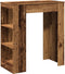 vidaXL - Bartafel - met - rekken - 95x47x103,5 - cm - bewerkt - hout - oud - houtkleur