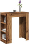 vidaXL - Bartafel - met - rekken - 95x47x103,5 - cm - bewerkt - hout - oud - houtkleur