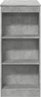 vidaXL - Bartafel - met - rekken - 95x47x103,5 - cm - bewerkt - hout - betongrijs