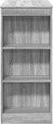 vidaXL - Bartafel - met - rekken - 95x47x103,5 - cm - bewerkt - hout - grijs - sonoma