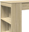 vidaXL - Bartafel - met - rekken - 95x47x103,5 - cm - hout - sonoma - eikenkleur