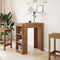vidaXL - Bartafel - met - rekken - 95x47x103,5 - cm - hout - artisanaal - eikenkleur