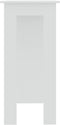 vidaXL - Bartafel - met - schap - 102x50x103,5 - cm - bewerkt - hout - wit
