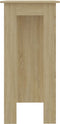 vidaXL - Bartafel - met - schap - 102x50x103,5 - cm - hout - sonoma - eikenkleur