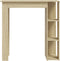vidaXL - Bartafel - met - schap - 102x50x103,5 - cm - hout - sonoma - eikenkleur