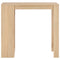vidaXL - Bartafel - met - schap - 110x50x103 - cm - eikenkleurig