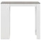vidaXL - Bartafel - met - schap - 110x50x103 - cm - wit