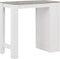 vidaXL - Bartafel - met - schap - 110x50x103 - cm - wit