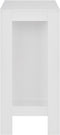 vidaXL - Bartafel - met - schap - 110x50x103 - cm - wit