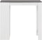 vidaXL - Bartafel - met - schap - 110x50x103 - cm - wit