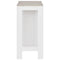 vidaXL - Bartafel - met - schap - 110x50x103 - cm - wit