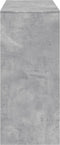 vidaXL - Bartafel - met - schap - 124x46x103,5 - cm - bewerkt - hout - betongrijs