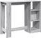 vidaXL - Bartafel - met - schap - 124x46x103,5 - cm - bewerkt - hout - grijs - sonoma