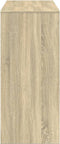 vidaXL - Bartafel - met - schap - 124x46x103,5 - cm - hout - sonoma - eikenkleur