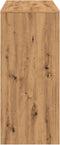 vidaXL - Bartafel - met - schap - 124x46x103,5 - cm - hout - artisanaal - eikenkleurig