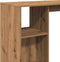 vidaXL - Bartafel - met - schap - 124x46x103,5 - cm - hout - artisanaal - eikenkleurig