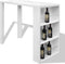 vidaXL - Bartafel - met - wijnrek - MDF - hoogglans - wit