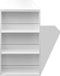 vidaXL - Bartafel - met - wijnrek - MDF - hoogglans - wit