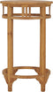 vidaXL - Bartafel - Ø60 - cm - massief - teakhout