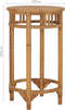 vidaXL - Bartafel - Ø60 - cm - massief - teakhout