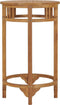 vidaXL - Bartafel - Ø60 - cm - massief - teakhout
