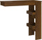 vidaXL - Bartafel - wandgemonteerd - 102x45x103,5 - cm - bewerkt - hout - bruineiken