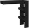 vidaXL - Bartafel - wandgemonteerd - 102x45x103,5 - cm - bewerkt - hout - zwart