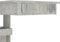 vidaXL - Bartafel - wandgemonteerd - 102x45x103,5 - cm - bewerkt - hout - grijs