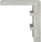 vidaXL - Bartafel - wandgemonteerd - 102x45x103,5 - cm - bewerkt - hout - grijs