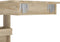 vidaXL - Bartafel - wandgemonteerd - 102x45x103,5 - cm - bewerkt - hout - eikenkleur