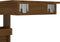 vidaXL - Bartafel - wandgemonteerd - 102x45x103,5 - cm - bewerkt - hout - bruineiken