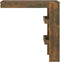 vidaXL - Bartafel - wandgemonteerd - 102x45x103,5 - cm - bewerkt - hout - eikenkleur