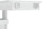 vidaXL - Bartafel - wandgemonteerd - 102x45x103,5 - cm - hout - hoogglans - wit