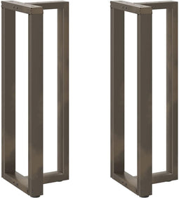 vidaXL - Bartafelpoten - 2 - st - T-vormig - 40x35x(110-111) - cm - staal - naturel